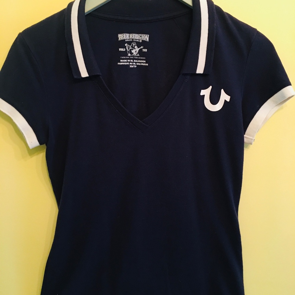 True Religion Navy Polo Shirt